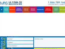 Tablet Screenshot of abogadosparahispanos.net